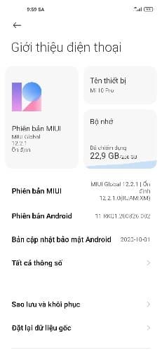 Xiaomi Mi 10 Pro recebe atualização para a MIUI 12 Global Captura de tela atualização global estável MIUI 12 para Mi 10 Pro.