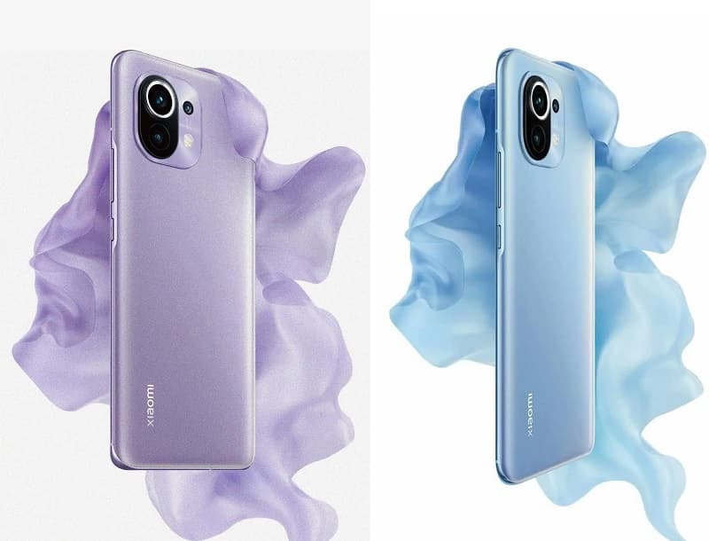 Xiaomi Mi 11: Imagens oficiais confirmam design do flagship Xiaomi Mi 11 lavanda e azul