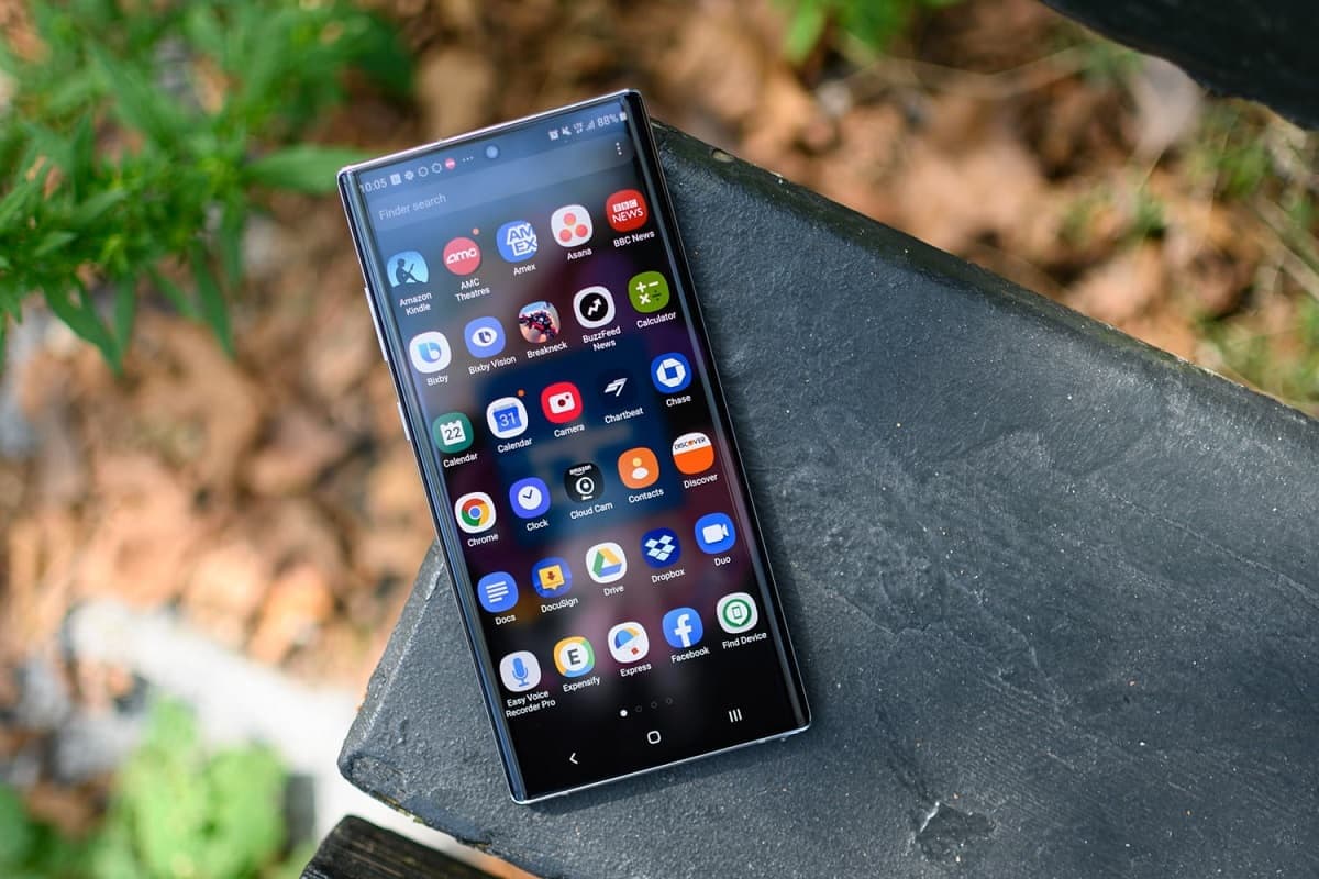 Galaxy Note 10 tela