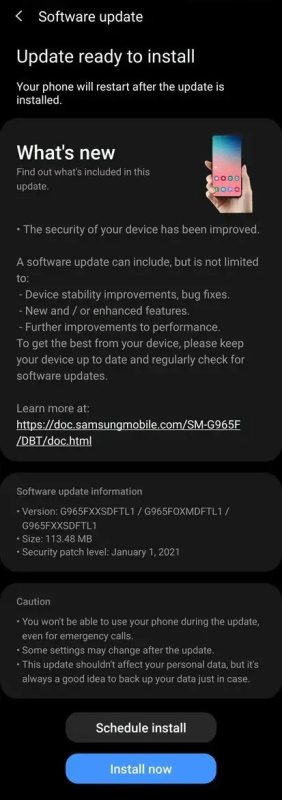 Galaxy S9 e S9 Plus recebem atualização de segurança de janeiro atualizacao galaxy s9 janeiro
