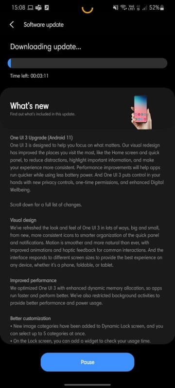 Galaxy S20 recebe atualização da One UI 3.0 com Android 11 no Brasil galaxy s20 one ui 3.0 oficial