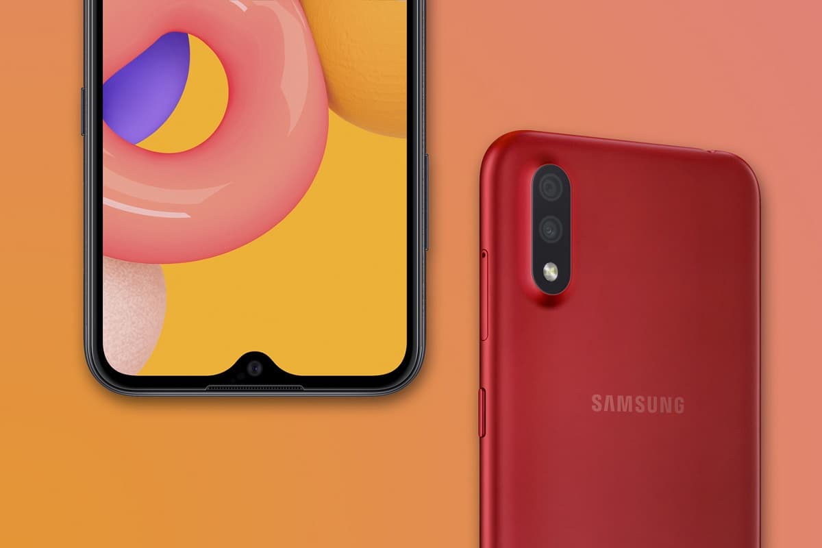 Galaxy A02 vermelho