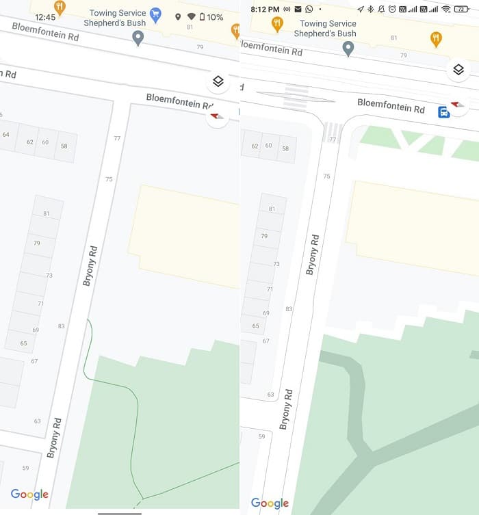 Google Maps recebe recurso com detalhes precisos sobre ruas e calçadas app Google Maps