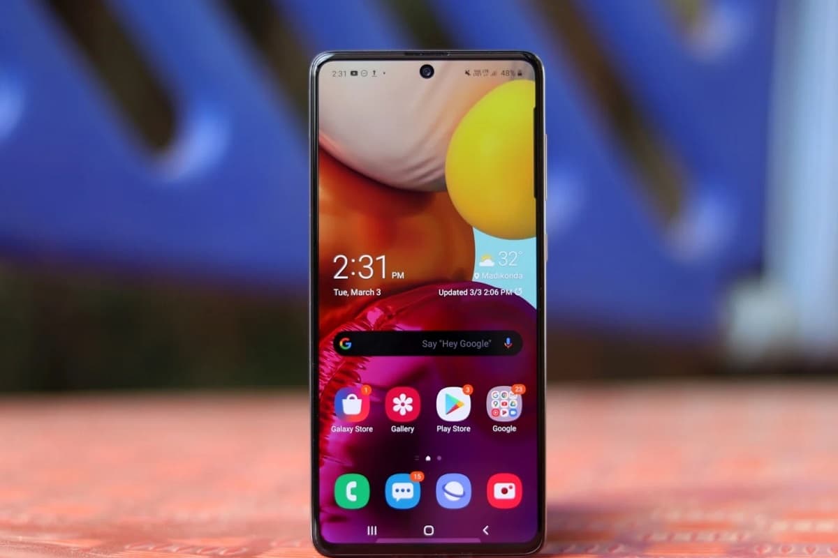Certificação Galaxy A72