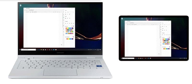 One UI 3.1: Samsung detalha novidades para a série Galaxy Tab S7 Galaxy Tab S7 como segunda tela de computador com Windows 10.