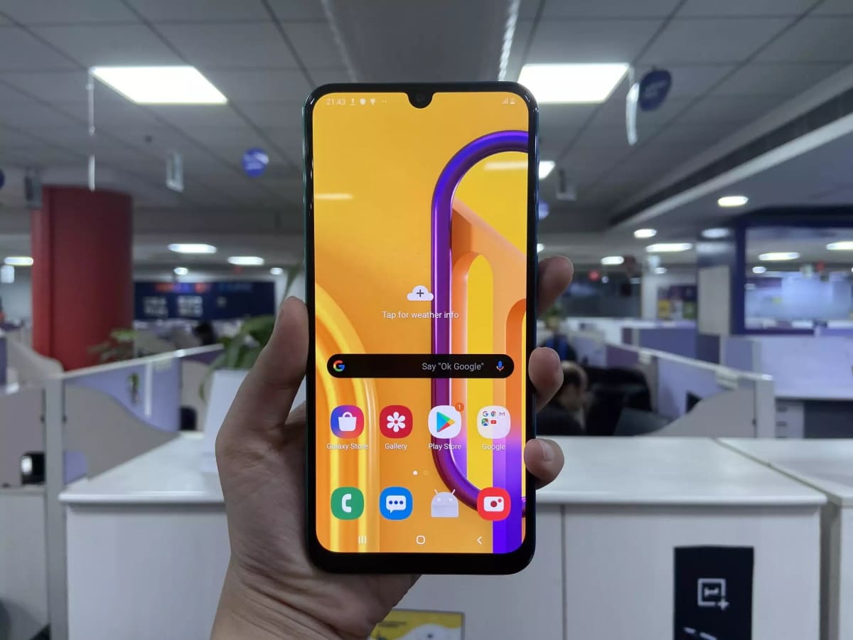 galaxy m30s tela samsung