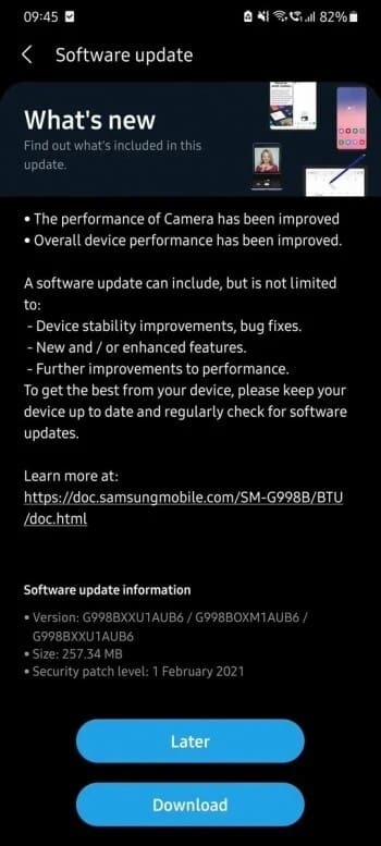 Galaxy S21 recebe atualização com correção para problema de bateria s21 correcao bateria