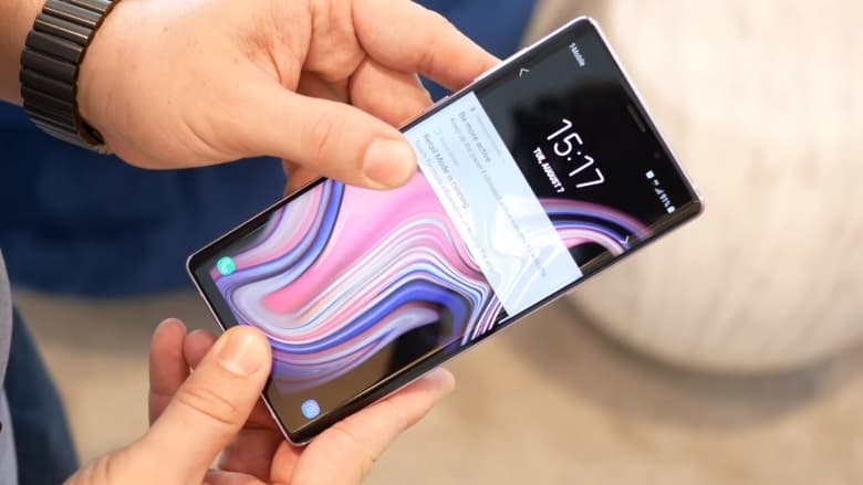 Galaxy Note 9 é atualizado com pacote de segurança de março de 2021 Galaxy Note 9 tela