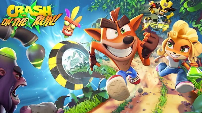 crash bandicoot on the run oficial