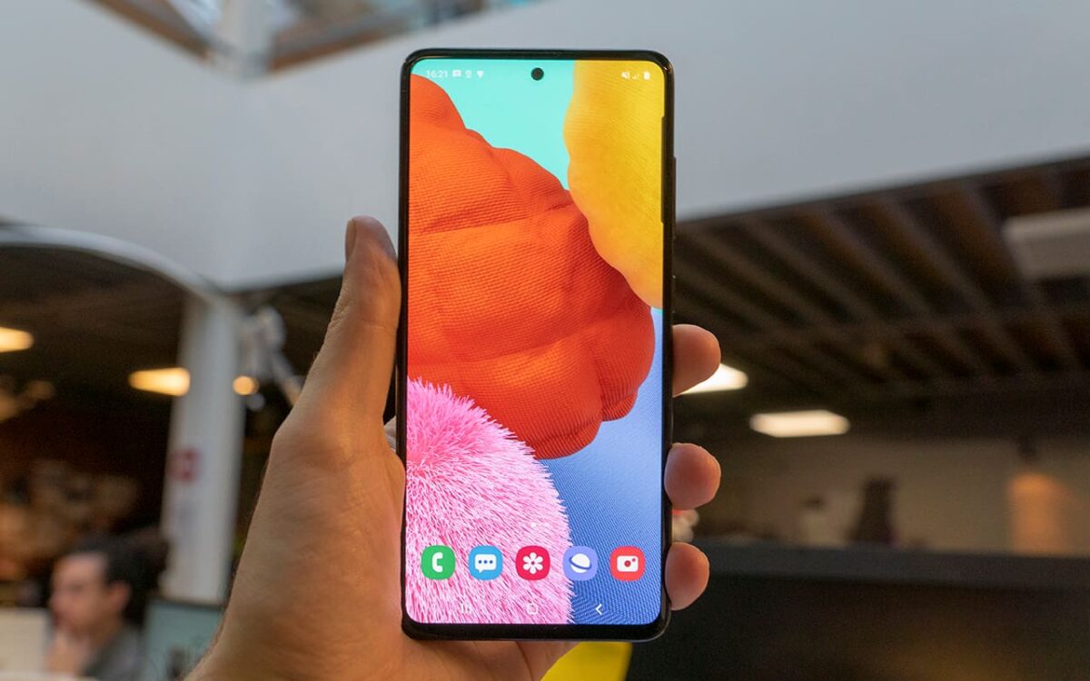 galaxy a51 tela