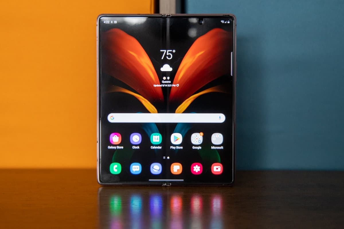 Atualização Galaxy Z Fold 2 março 2021