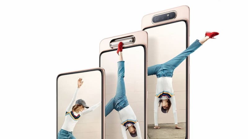 Galaxy A80 recebe atualização para o Android 11 com One UI 3.1 no Brasil galaxy a80 camera giratoria