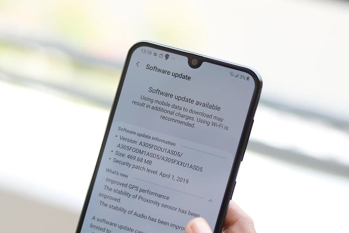 Updates Galaxy A30