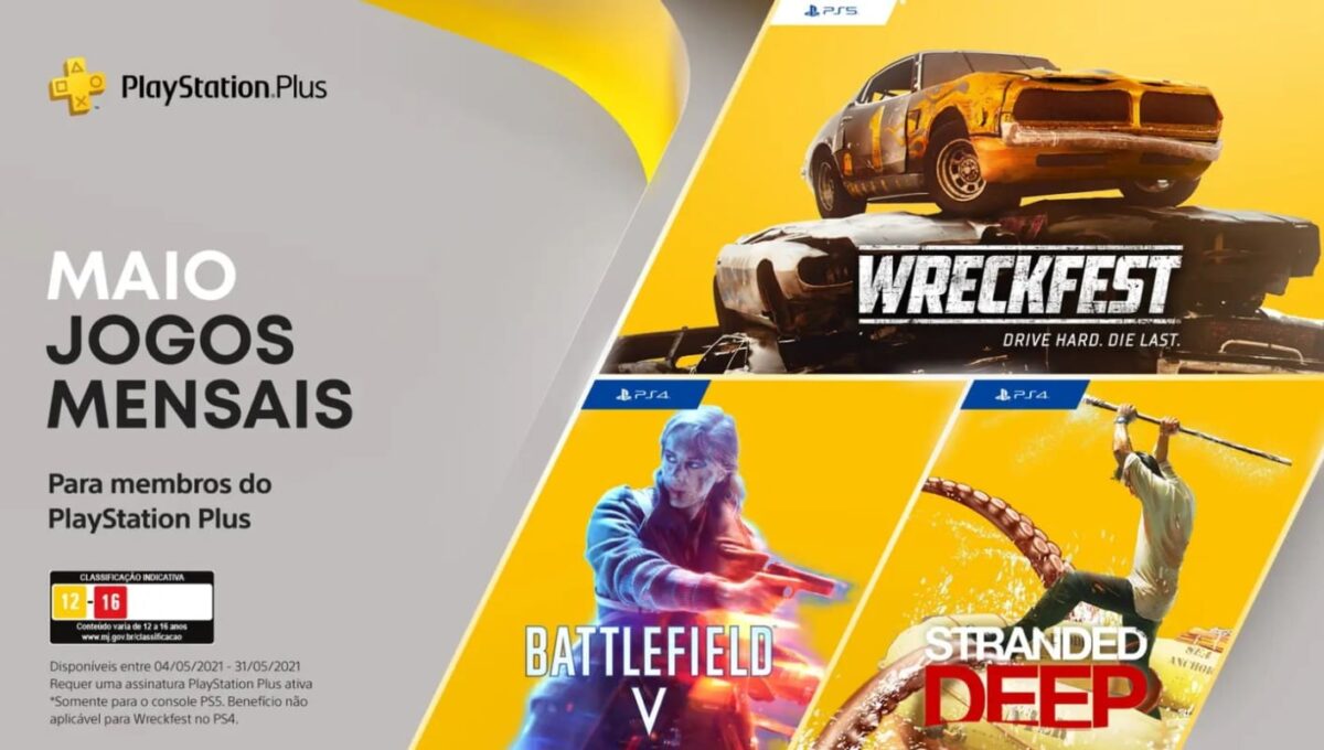 ps plus maio