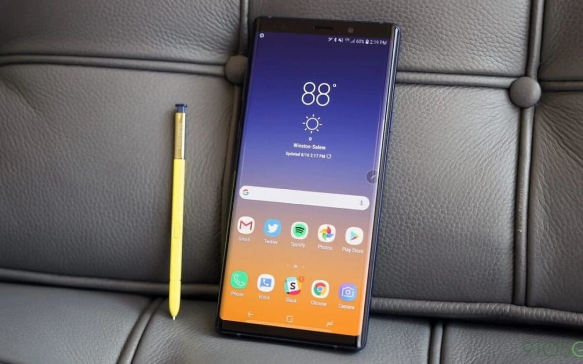 galaxy note 9 atualizacao