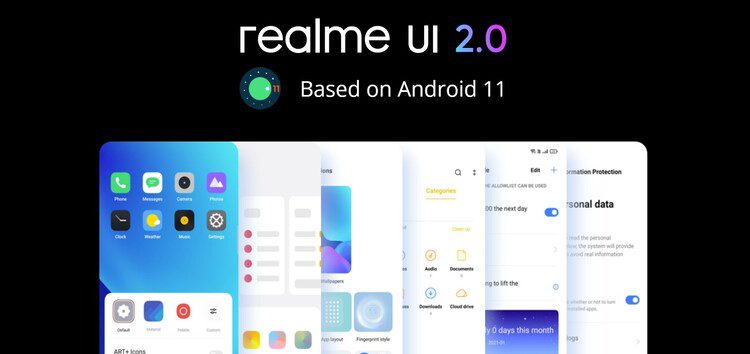 Realme 7 recebe atualização para a Realme UI 2.0 baseada no Android 11 realme ui 2.0 oficial