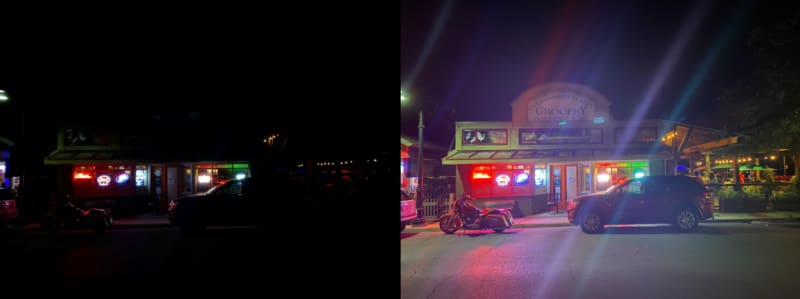 iOS 15: Agora é possível desativar o Modo Noturno Automático no iPhone comparacao de fotos ios 15