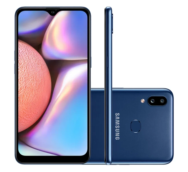 Samsung Galaxy A10s é atualizado com o pacote de segurança de setembro galaxy a10s azul