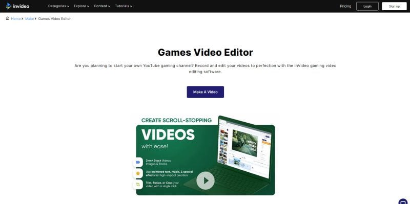 invideo games