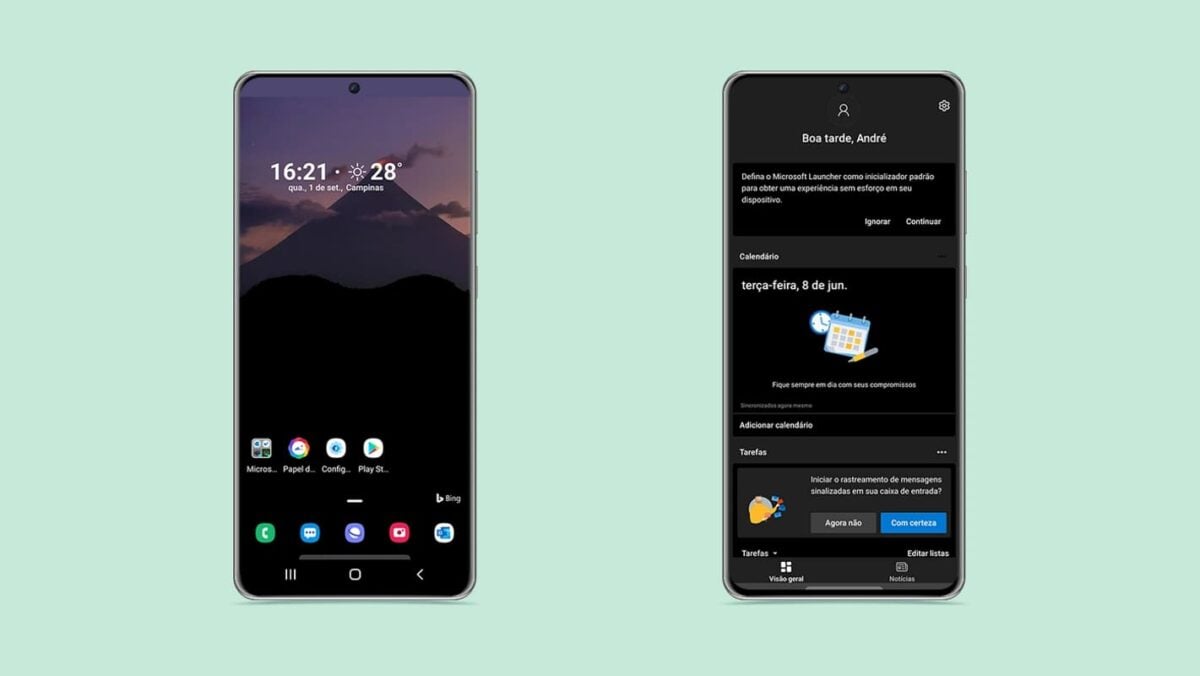 microsoft launcher oficial