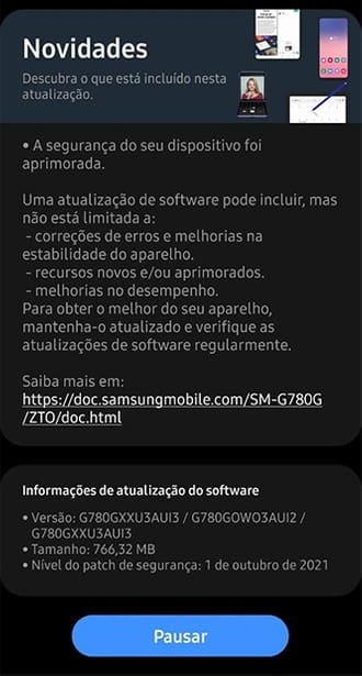 Galaxy S20 FE ganha remasterizador de imagens em nova atualização galaxy s20 fe atualizacao