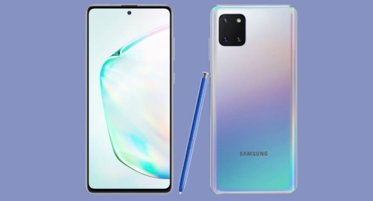 note 10 lite atualizacao