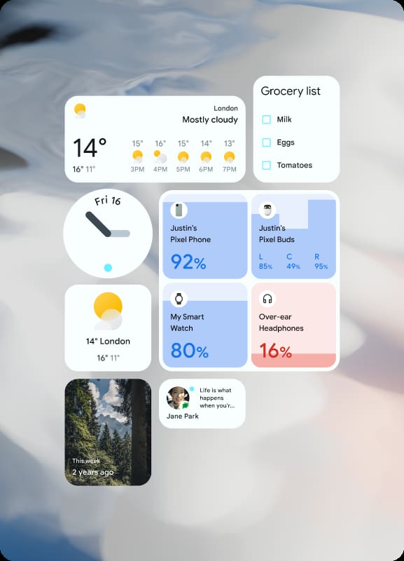 Android 12 é lançado oficialmente pela Google com a interface Material You widgets android 12