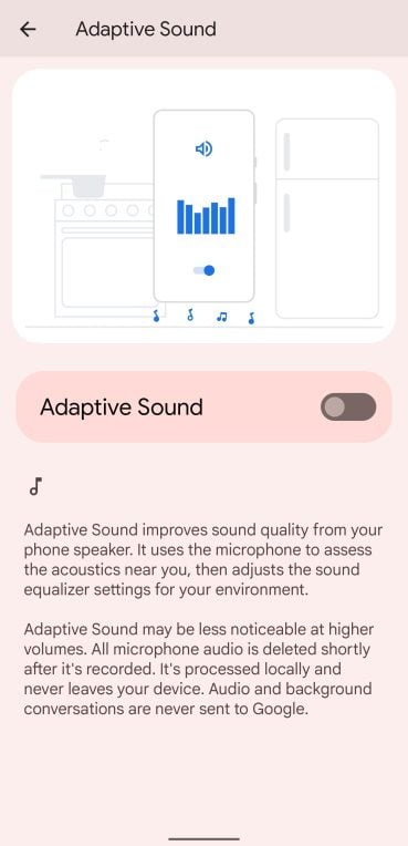 adaptive sound pixel 6