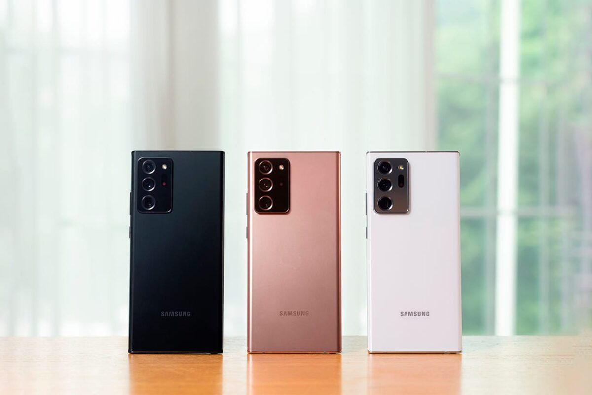 linha galaxy note 20
