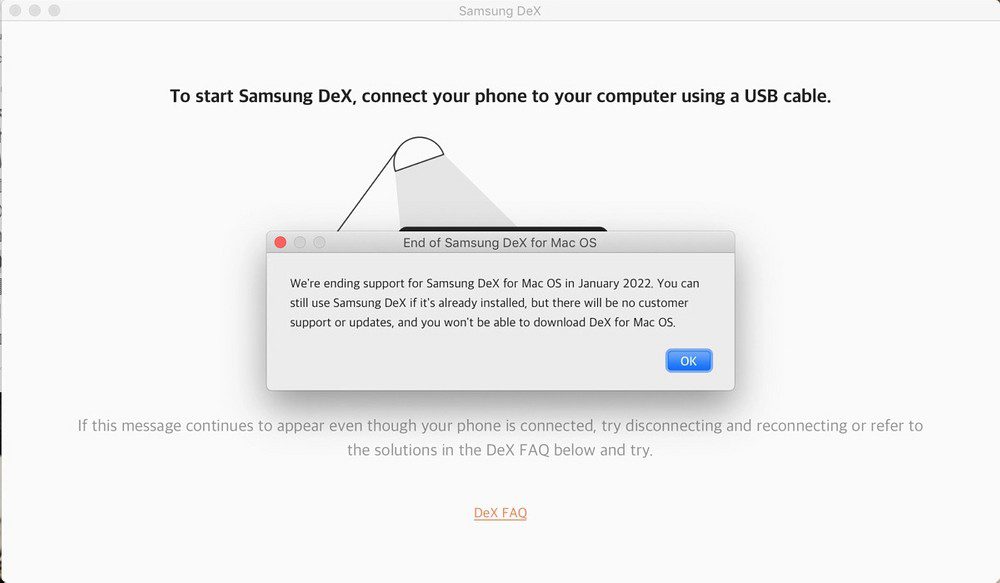 Samsung: Suporte ao DeX no macOS e Windows 7 se encerra em 2022 samsung dex macos