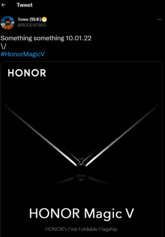 Honor Magic V: Rumor aponta lançamento em 10 de janeiro de 2022 honor magic v dobravel
