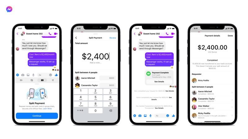 Facebook Messenger testa função de pagamentos dentro do aplicativo messenger pay pagamentos
