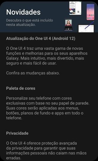 Galaxy S20 é atualizado para o Android 12 e a One UI 4.0 no Brasil one ui 4.0 galaxy s20