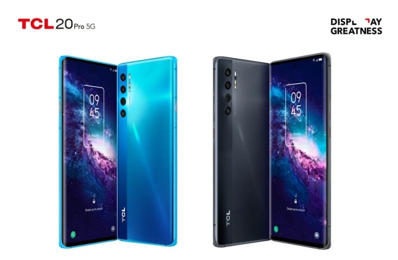 TCL 20 Pro 5G e 20B são lançados no Brasil com preços a partir de R$ 1.799 tcl 20 pro 5g cores