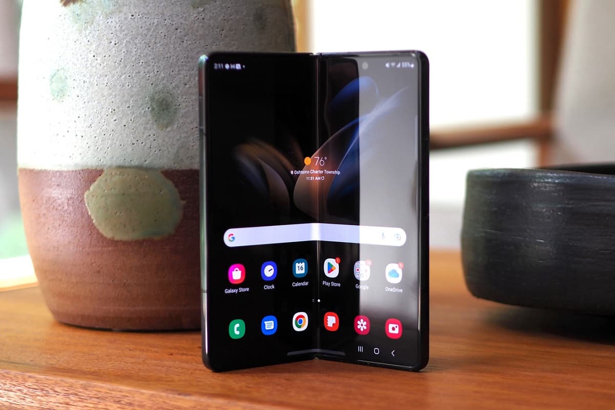 Galaxy Z Fold 4 aberto