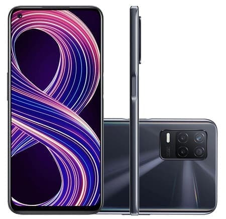 Realme 8 5G - Ficha Técnica Completa, Preço e Disponibilidade Render Realme 8 5G preto
