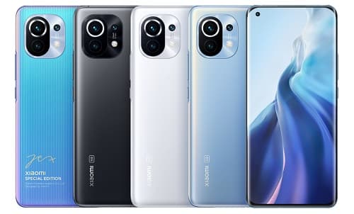 Xiaomi Mi 11 - Ficha Técnica Completa e Preço no Brasil Cores do Xiaomi Mi 11 em render
