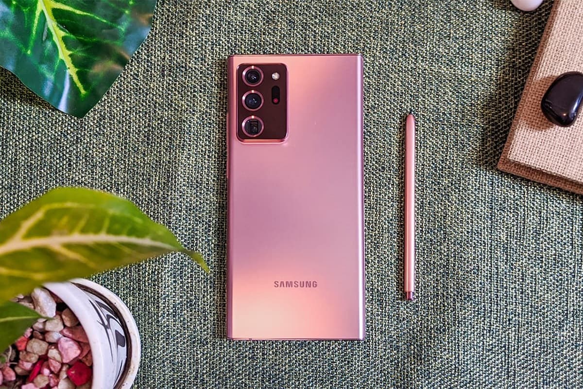 Galaxy Note 20 Ultra bronze traseira