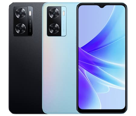 Oppo A77 4G - Ficha Técnica Completa e Preço no Brasil Render oficial do Oppo A77 4G nas cores azul e preto