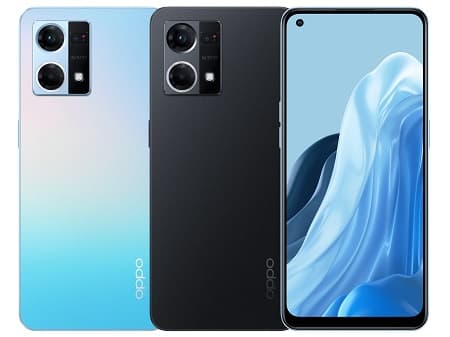Oppo Reno 7 4G - Ficha Técnica Completa e Preço no Brasil Render oficial do Oppo Reno 7 4G nas cores preto e azul