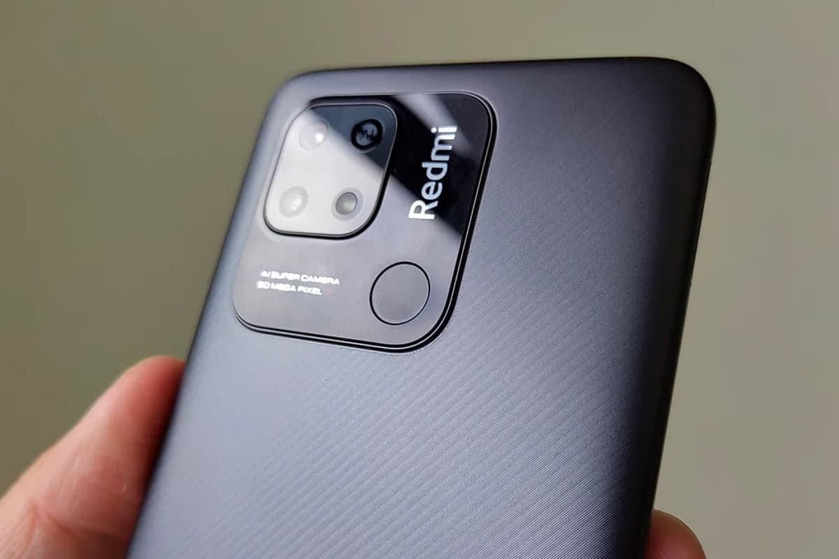 Traseira do Xiaomi Redmi 10C