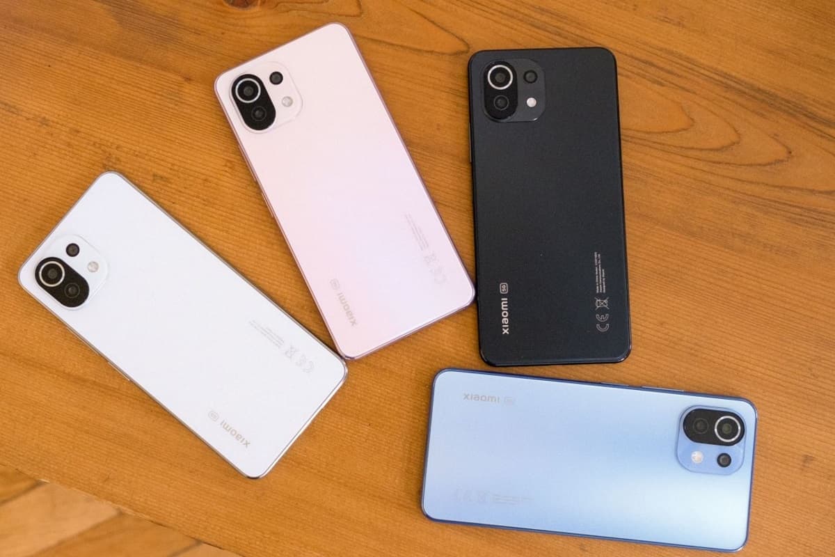 foto xiaomi 11 lite ne traseira cores