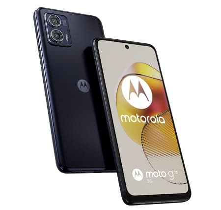 Motorola Moto G13, G23, G53 e G73 5G são oficializados Imagem do Motorola Moto G73 5G preto