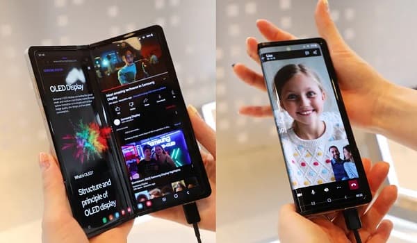 Samsung exibe tela flexível que pode dobrar em 360 graus nota tela flexível Samsung
