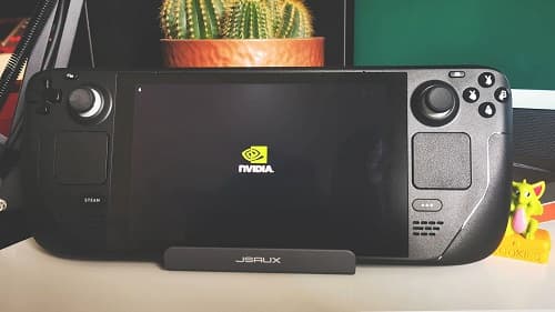GeForce Now pode ganhar app no Steam Deck e outras melhorias Steam Deck com GeForce Now