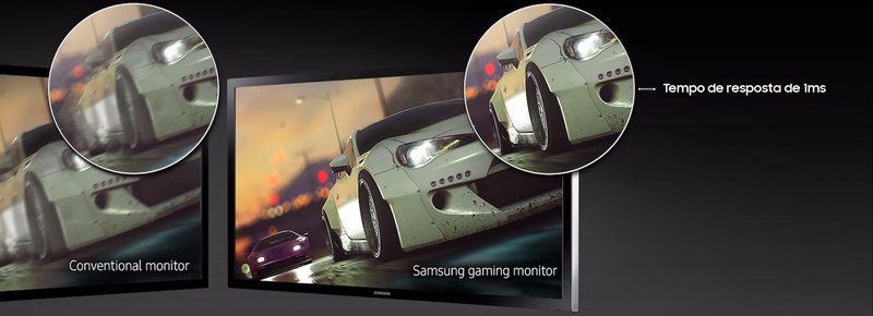 Escolha de um Monitor: Entenda o que significa a resolução, brilho, contraste e etc tempo de resposta samsung