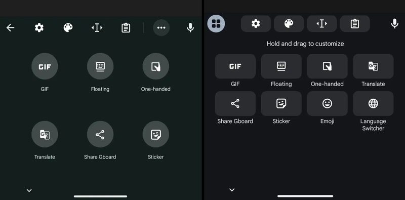 Gboard: Novo design e mudanças na barra de atalhos gboard imagens