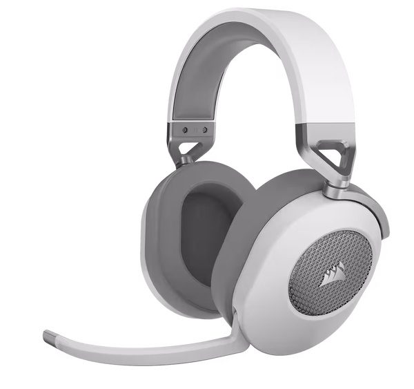 Corsair lança headsets HS65 e HS55 Wireless com até 24 horas de autonomia hs65 headset white wireless