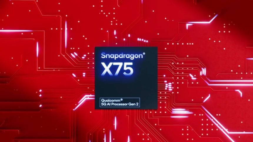 snapdragon x75 lancamento