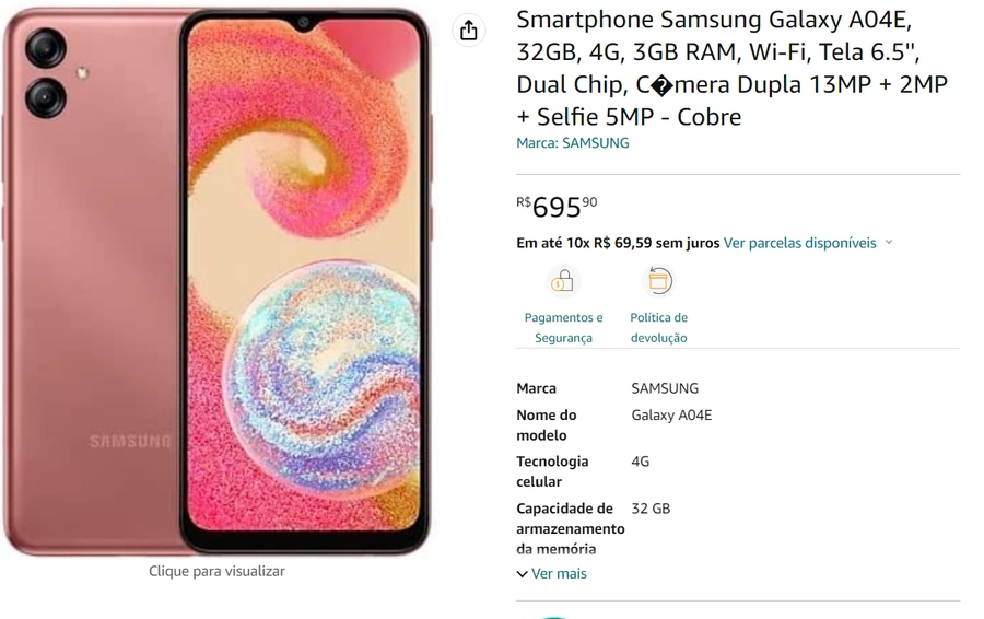 galaxy a04e samsung